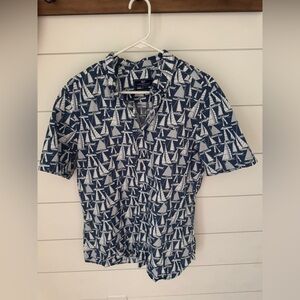Men’s Vineyard Vines Sailboat Short Sleeve Buttondown